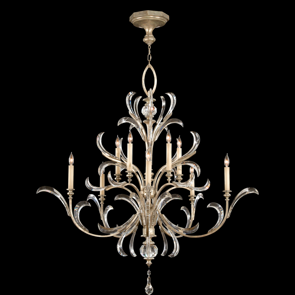 Beveled Arcs 56" Round Chandelier