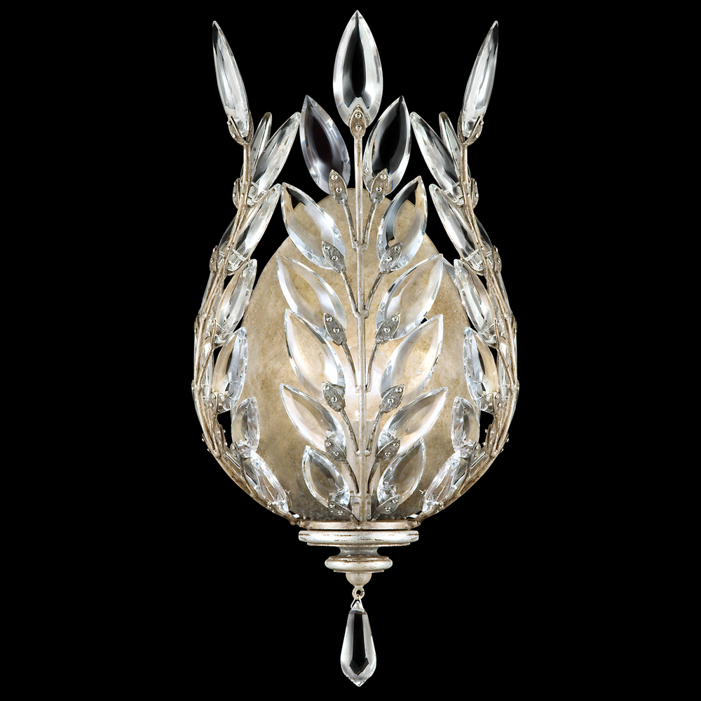 Crystal Laurel 17" Sconce