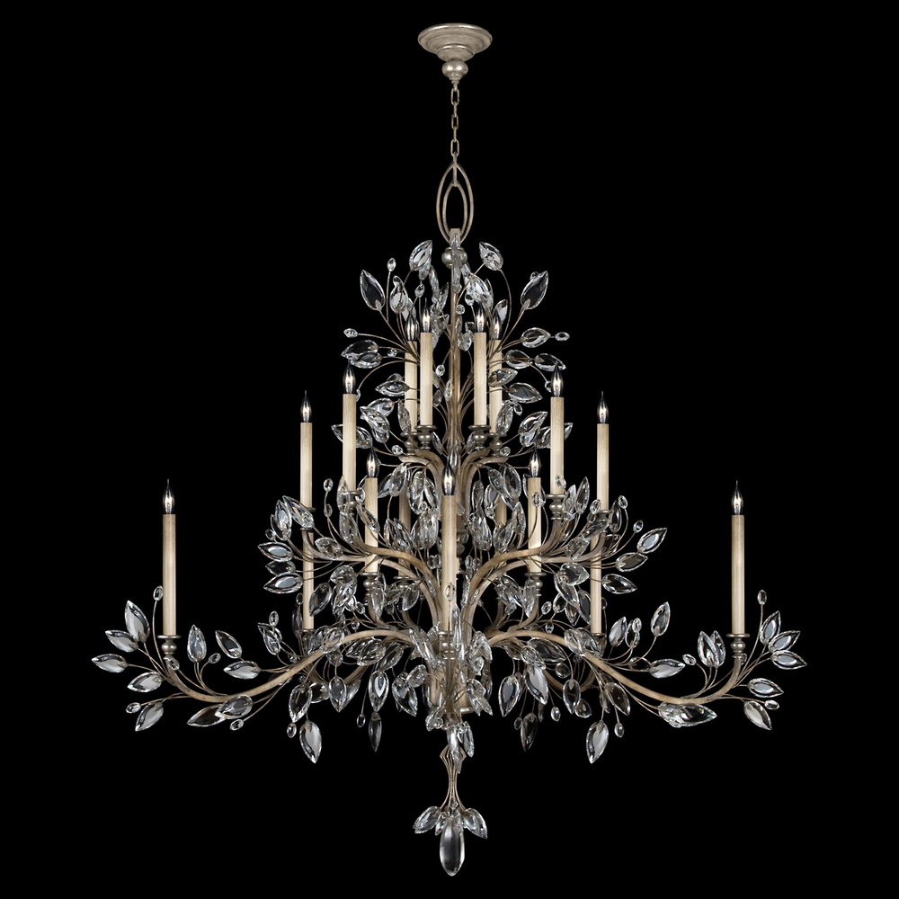 Crystal Laurel 75" Round Chandelier